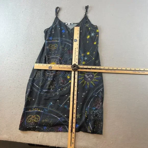 Johnny Was Celestial Space Womens Sz XS Sleep Dress Tank Blue - Picture 8 of 10